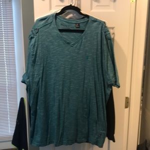 Blue green polo lightly used